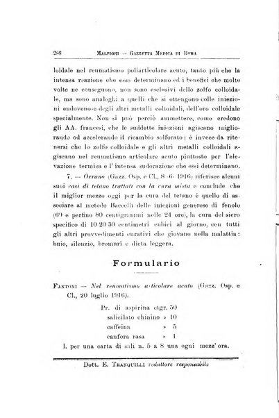 Gazzetta medica Malpighi