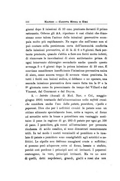 Gazzetta medica Malpighi