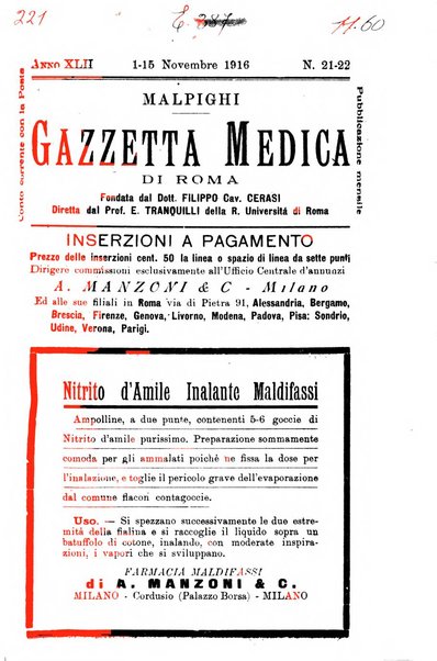 Gazzetta medica Malpighi