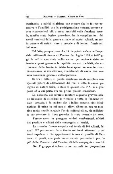 Gazzetta medica Malpighi