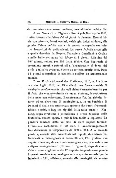 Gazzetta medica Malpighi