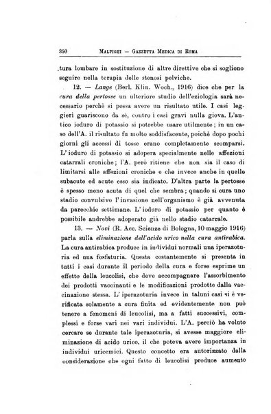 Gazzetta medica Malpighi