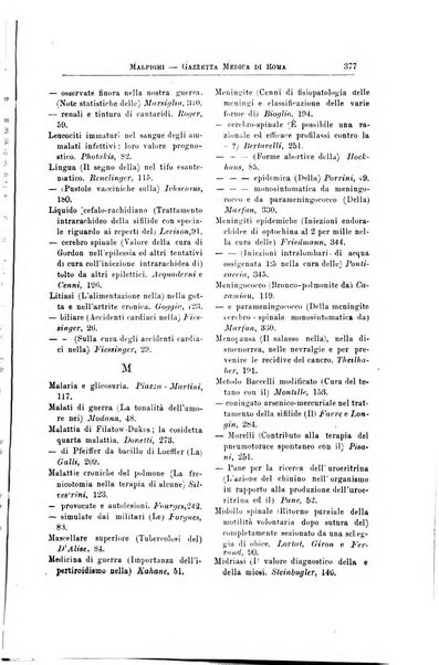 Gazzetta medica Malpighi