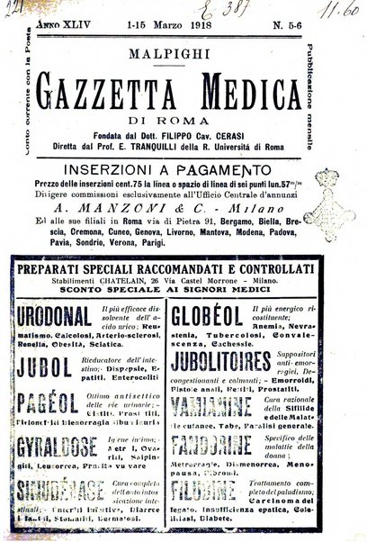 Gazzetta medica Malpighi