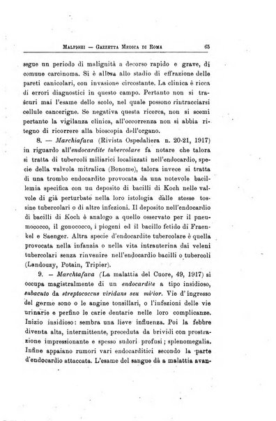 Gazzetta medica Malpighi