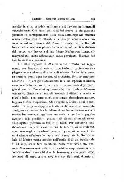 Gazzetta medica Malpighi