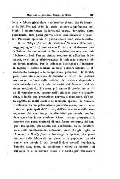 Gazzetta medica Malpighi