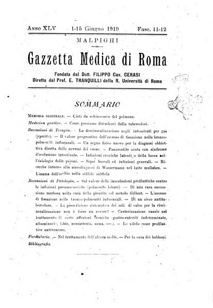 Gazzetta medica Malpighi