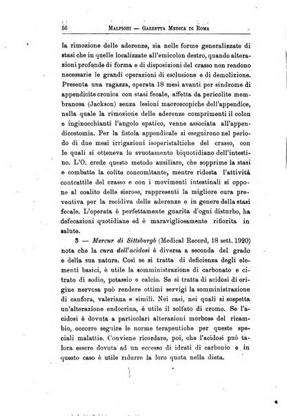 Gazzetta medica Malpighi