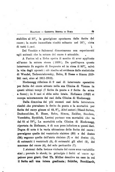 Gazzetta medica Malpighi