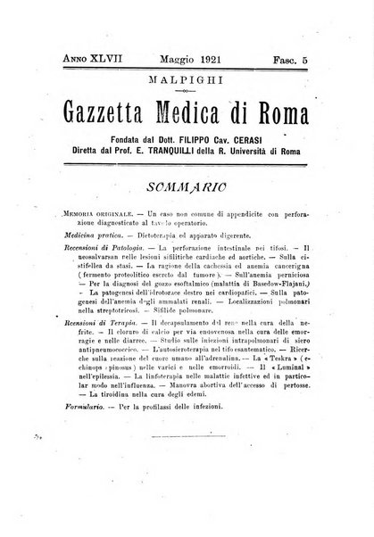 Gazzetta medica Malpighi