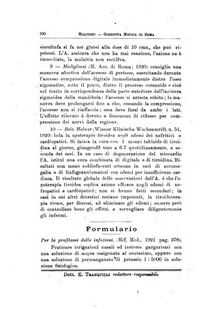 Gazzetta medica Malpighi