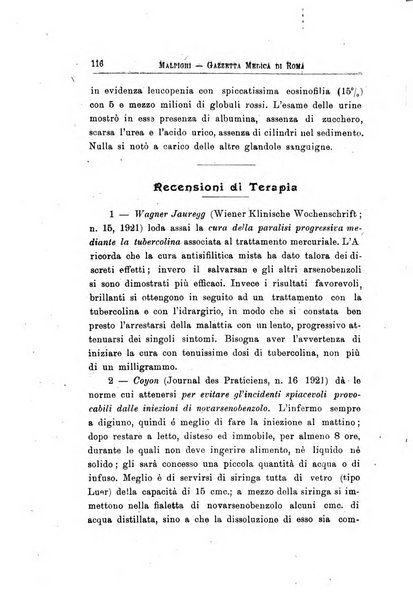 Gazzetta medica Malpighi