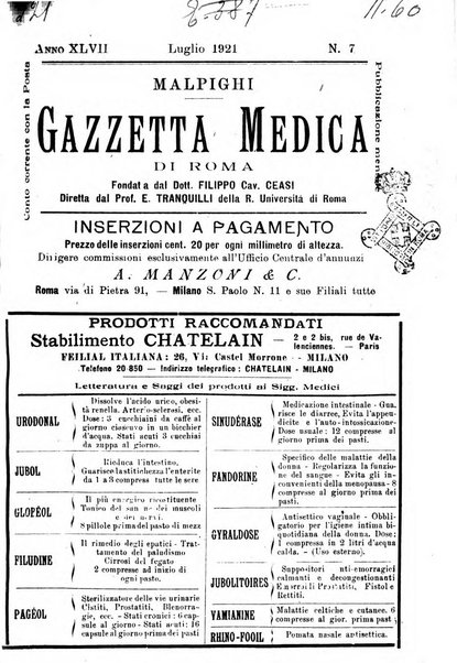 Gazzetta medica Malpighi