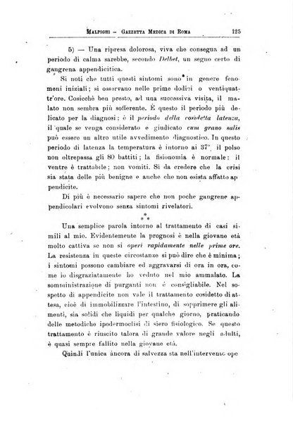 Gazzetta medica Malpighi