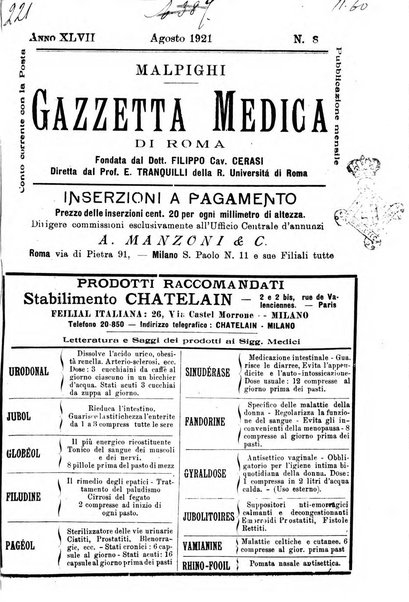 Gazzetta medica Malpighi