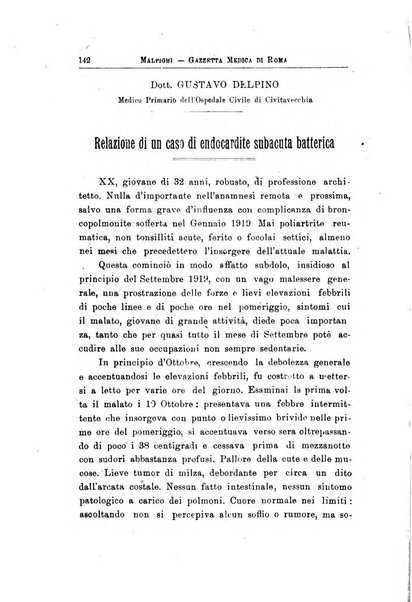 Gazzetta medica Malpighi