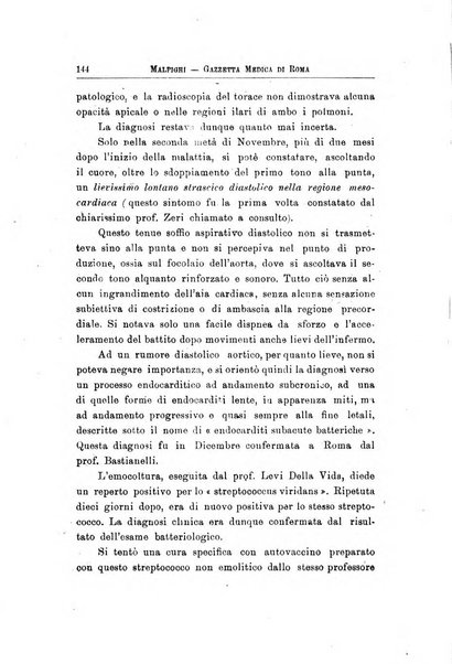 Gazzetta medica Malpighi