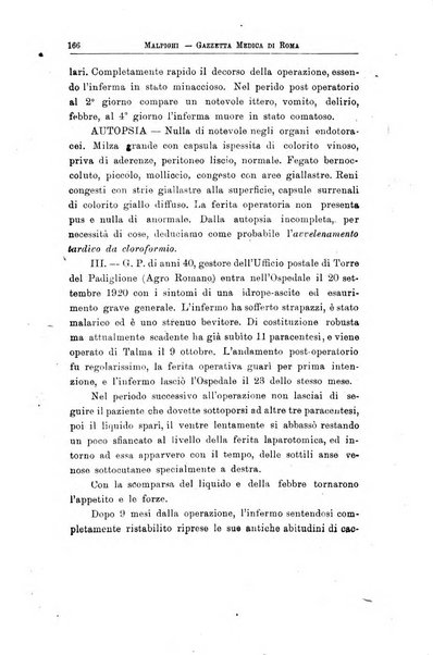 Gazzetta medica Malpighi