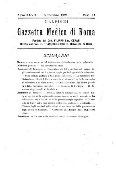 Gazzetta medica Malpighi