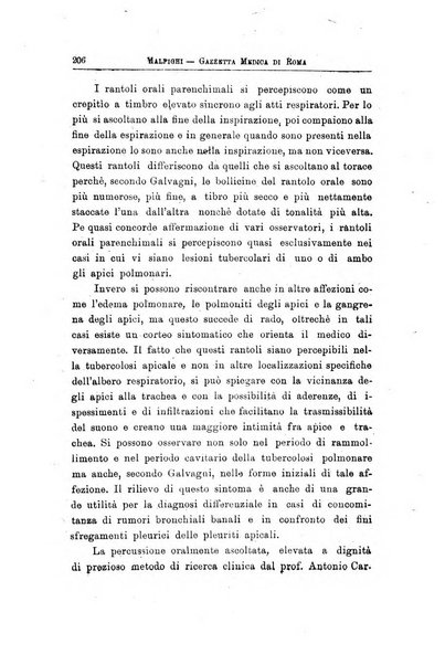 Gazzetta medica Malpighi