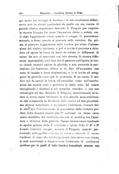 Gazzetta medica Malpighi