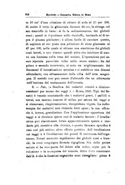 Gazzetta medica Malpighi