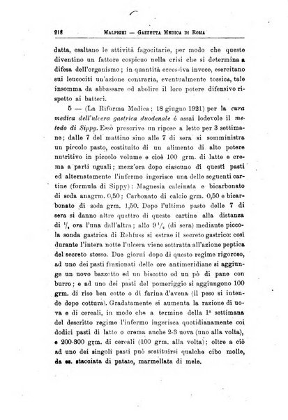 Gazzetta medica Malpighi