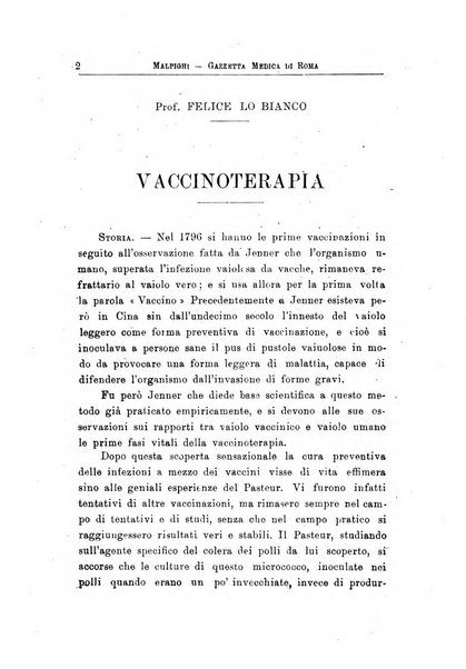 Gazzetta medica Malpighi