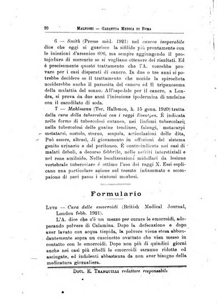 Gazzetta medica Malpighi