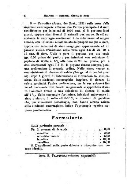 Gazzetta medica Malpighi