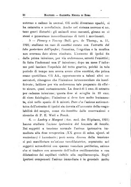 Gazzetta medica Malpighi