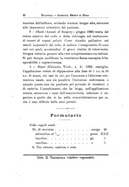 Gazzetta medica Malpighi