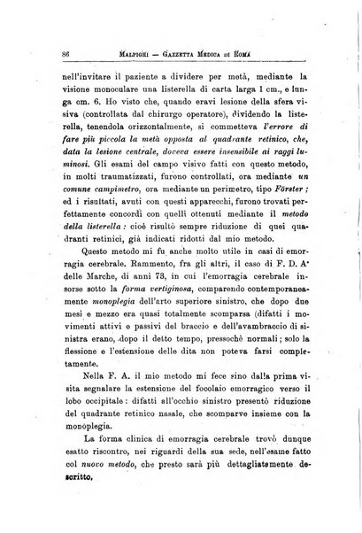 Gazzetta medica Malpighi