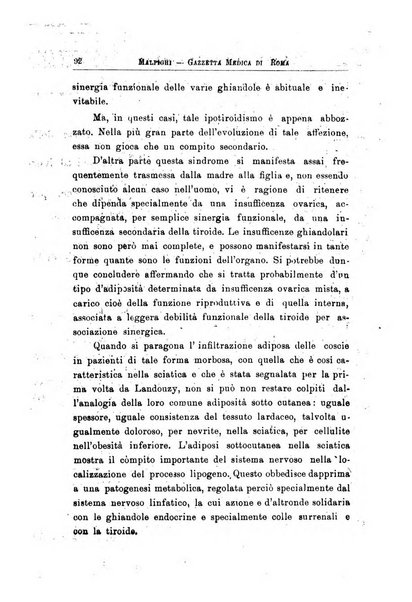 Gazzetta medica Malpighi