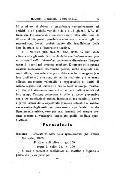 Gazzetta medica Malpighi