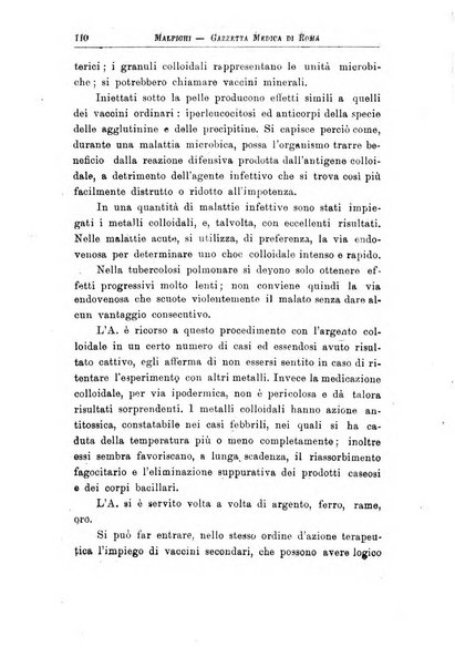 Gazzetta medica Malpighi