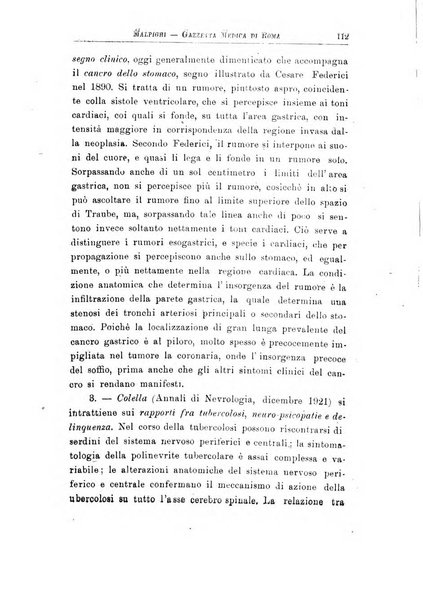 Gazzetta medica Malpighi