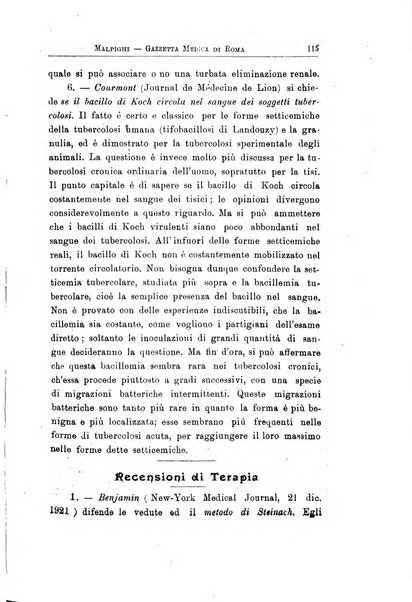 Gazzetta medica Malpighi