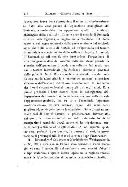 Gazzetta medica Malpighi