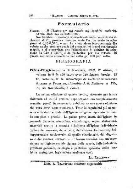 Gazzetta medica Malpighi