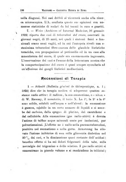 Gazzetta medica Malpighi