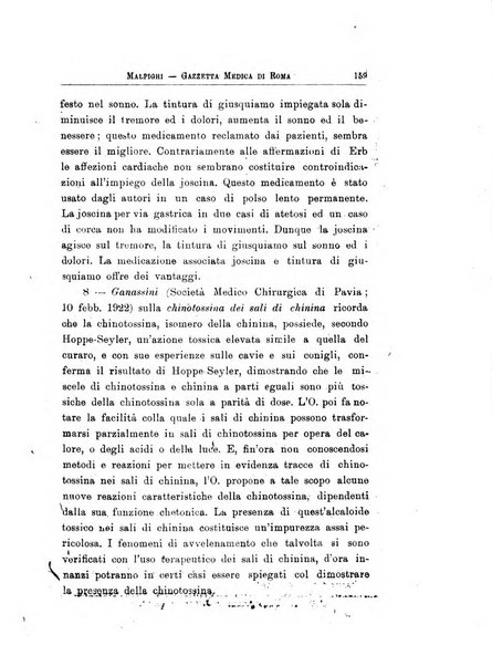 Gazzetta medica Malpighi