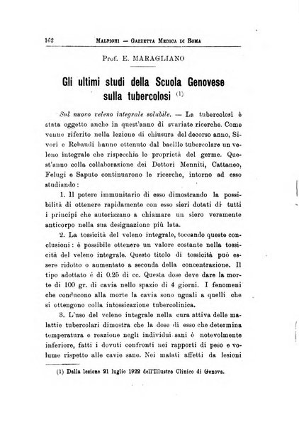 Gazzetta medica Malpighi