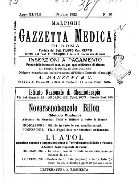 Gazzetta medica Malpighi