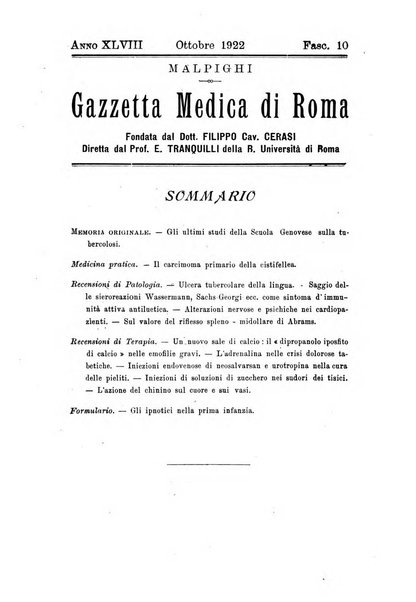 Gazzetta medica Malpighi