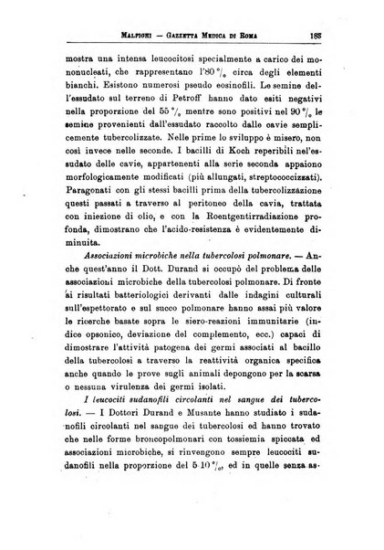 Gazzetta medica Malpighi