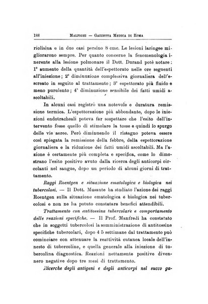 Gazzetta medica Malpighi