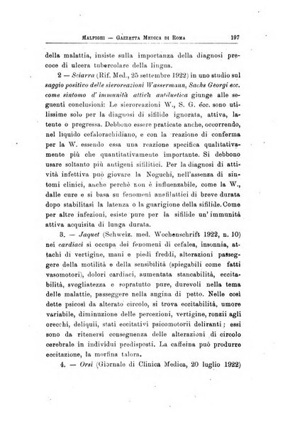 Gazzetta medica Malpighi