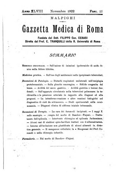 Gazzetta medica Malpighi